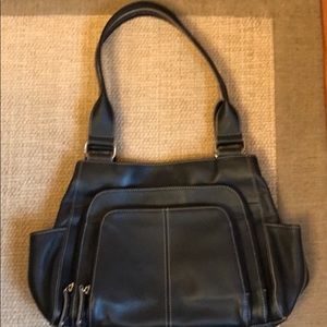 Black Tignanello Leather Organizer